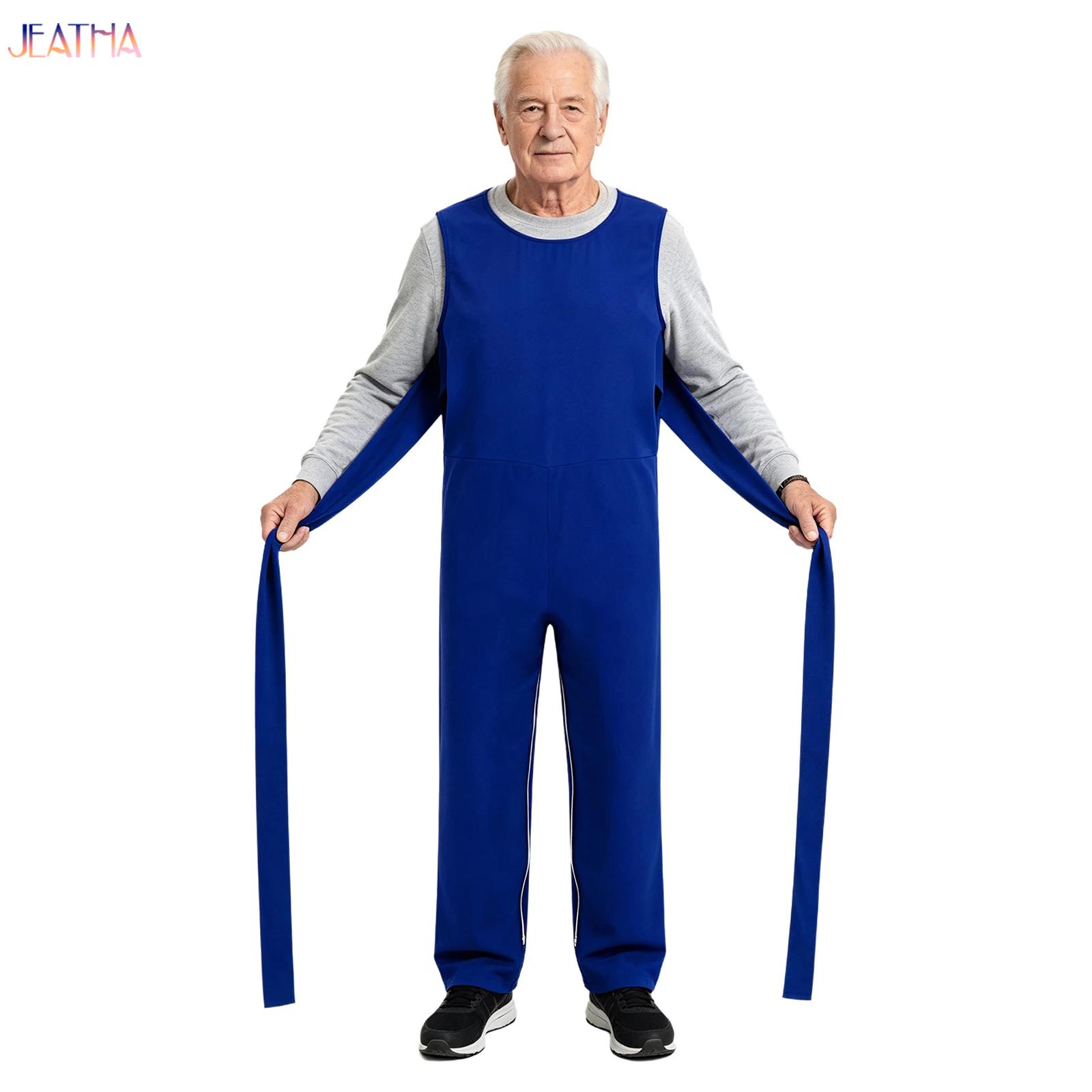 Winter Clothing Needs - Men Adaptive Jumpsuit Elderly Restraint Wheelchair