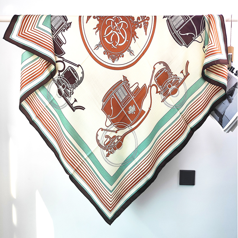 Winter Clothing Hong Kong - Winter Brand Scarf 135CM Women Silk