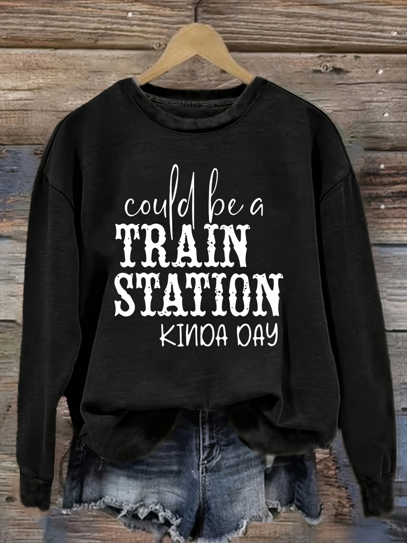 Winter Clothing Design - Women's Casual Long Sleeve Crew Neck