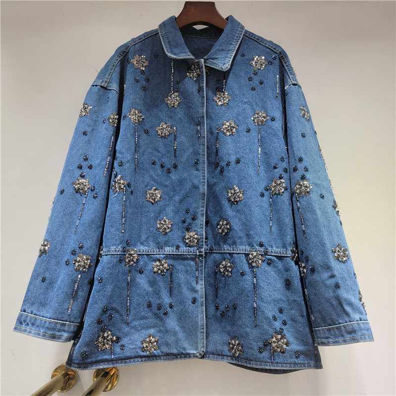 Winter Clothing Trends 2026 - SuperAen Embroidered Flares Flowers Polo Collar