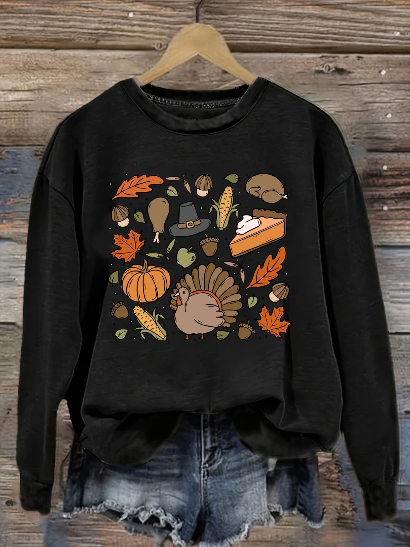 Winter Clothing Design - Women's Casual Long Sleeve Crew Neck