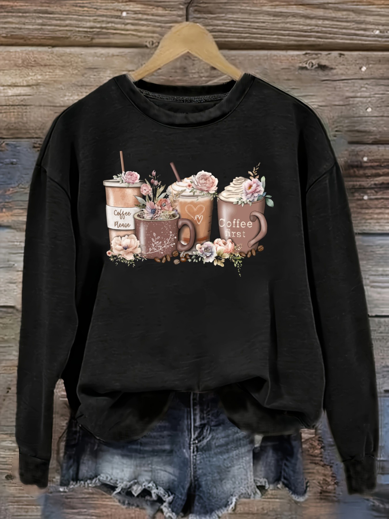 Winter Clothing Design - Women's Casual Long Sleeve Crew Neck