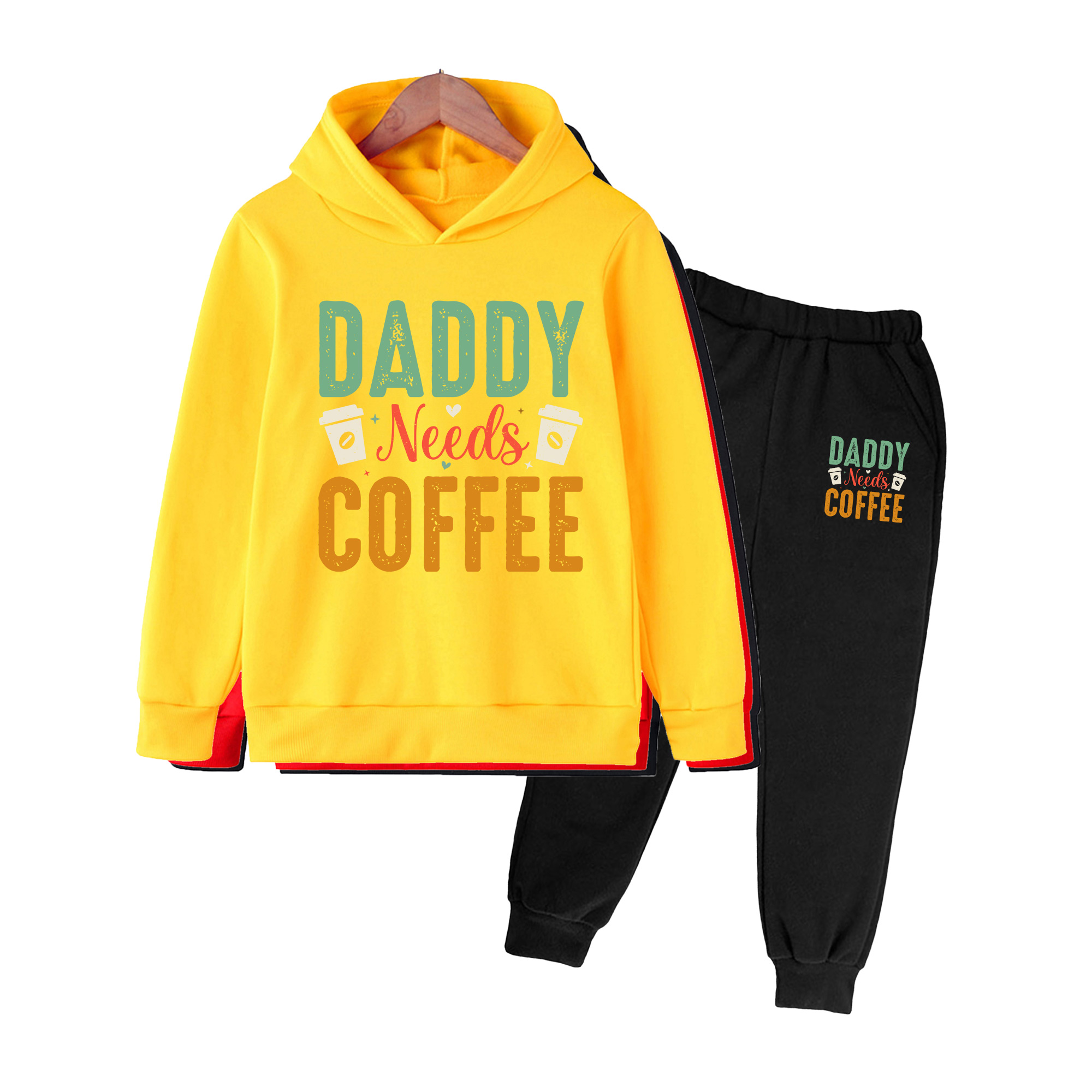 Winter Clothing Needs - Kids Hoodie & Sweatpants Set, 