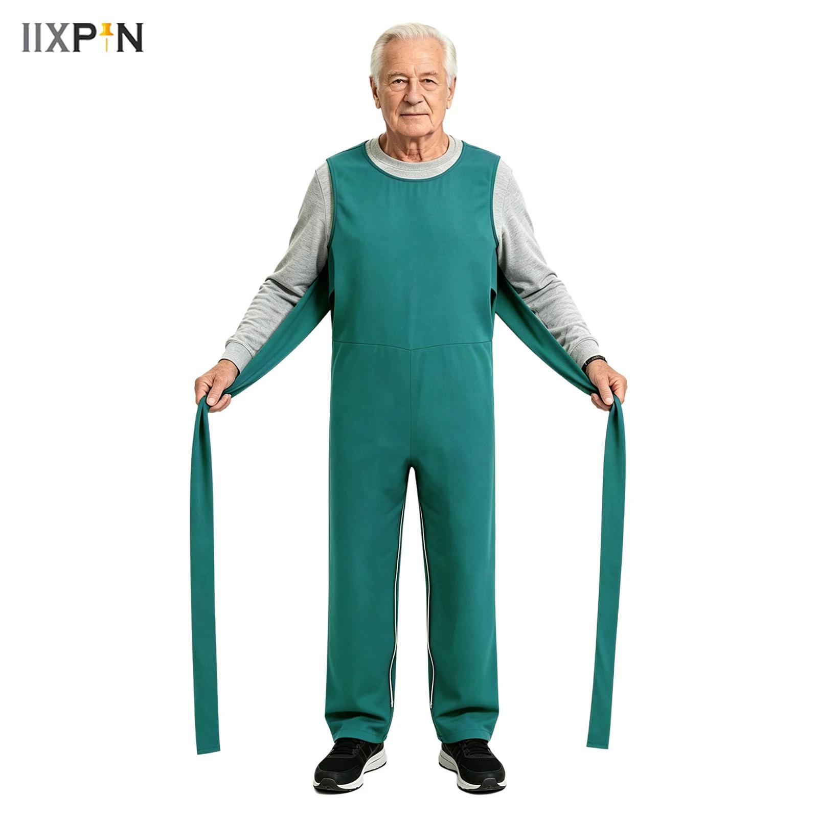 Winter Clothing Needs - Men Elderly Restraint Adaptive Jumpsuit Wheelchair