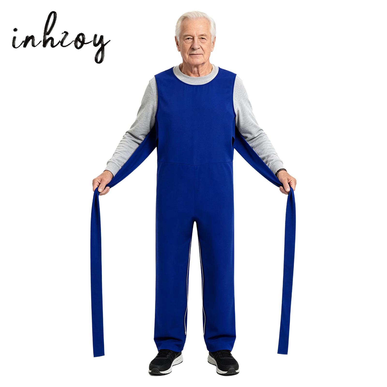 Winter Clothing Needs - Men Elderly Restraint Clothing Adaptive Jumpsuit