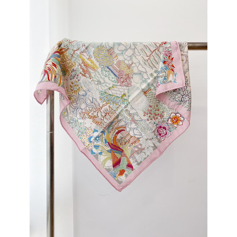 Winter Clothing Hong Kong - Double Face Scarf Women Silk Wool