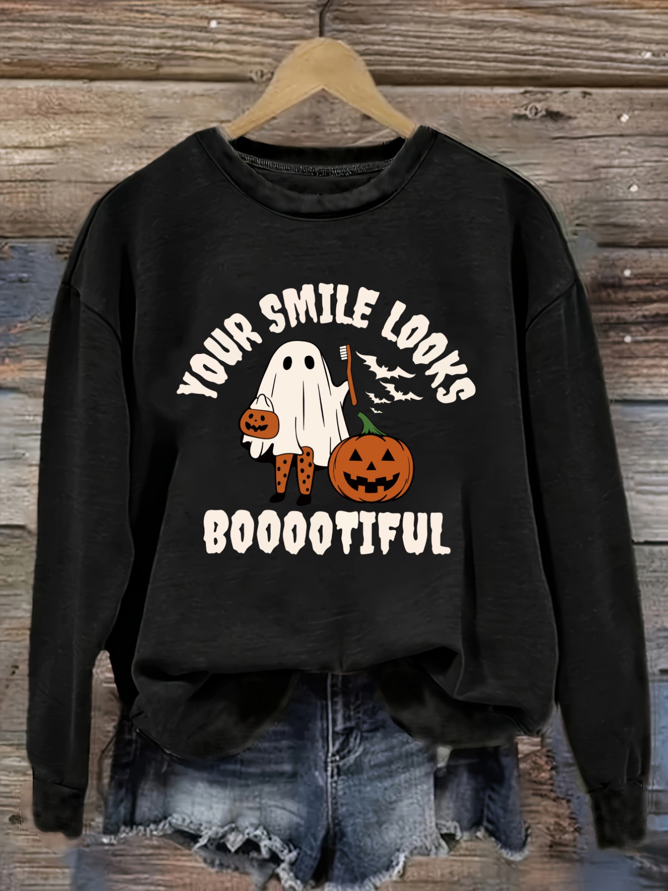 Winter Clothing Looks - Women's Casual Long Sleeve Crew Neck