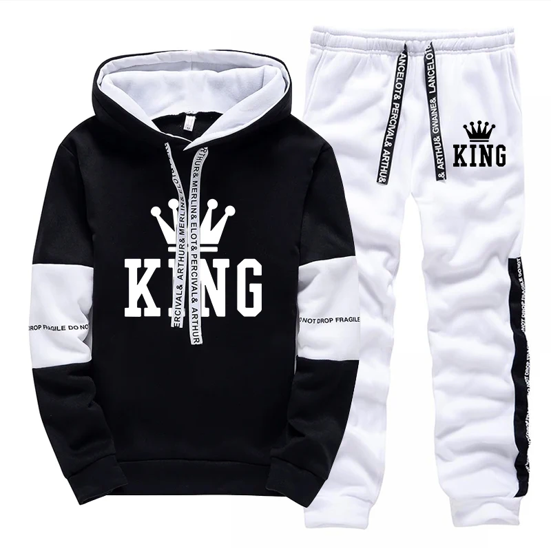 Winter Clothing Outdoor - King Printing Tracksuit for Man Casual