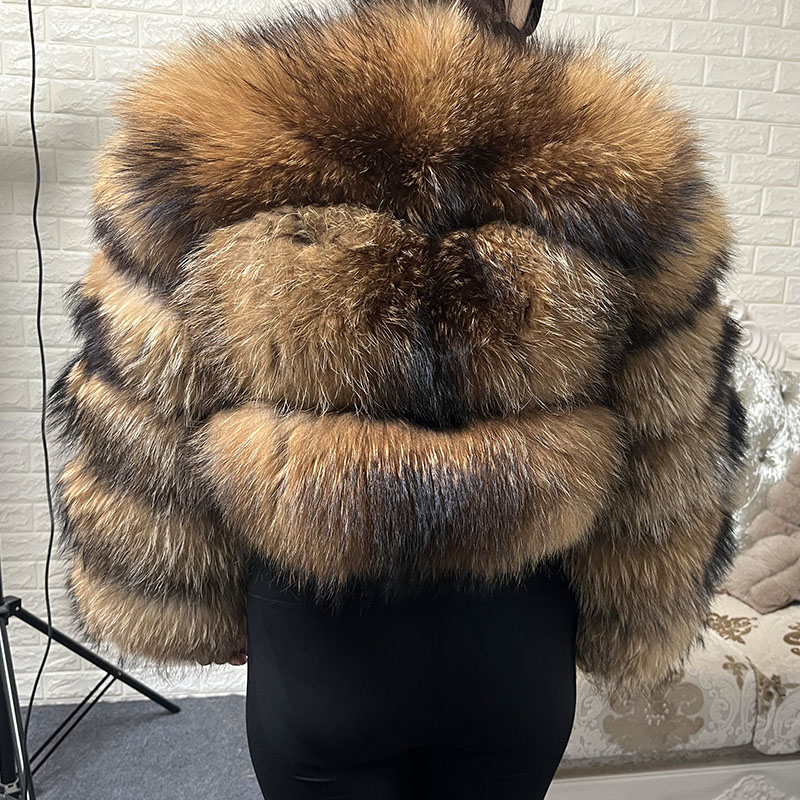 Plus Size Tops Brown Fur Maoma - đánh giá và giá Winter Clothing Pk