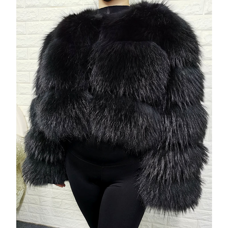 Plus Size Tops Brown Fur Maoma - đánh giá và giá Winter Clothing Pk