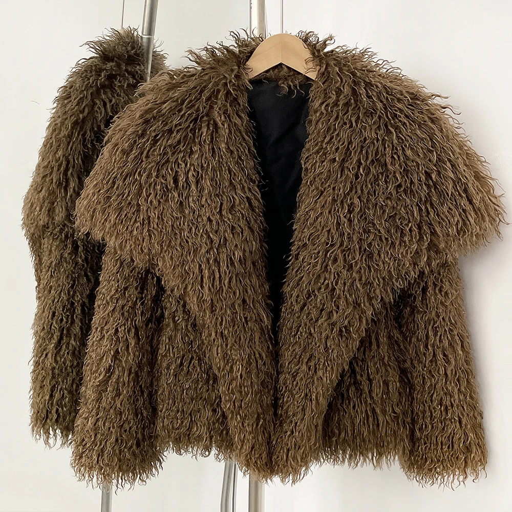 Fur Coat Eco-friendly Faux Fur - đánh giá và giá Winter Clothing Store