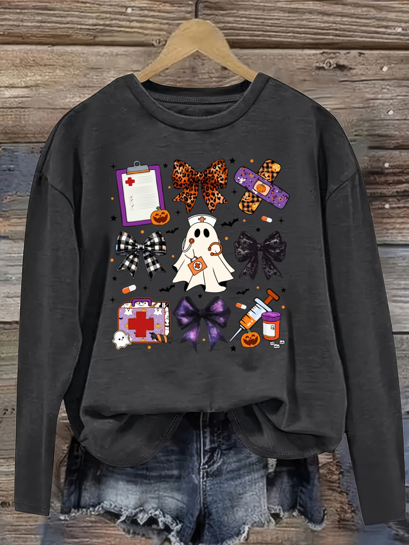 Women's Casual Long Sleeve Cre - đánh giá và giá Winter Clothing Design