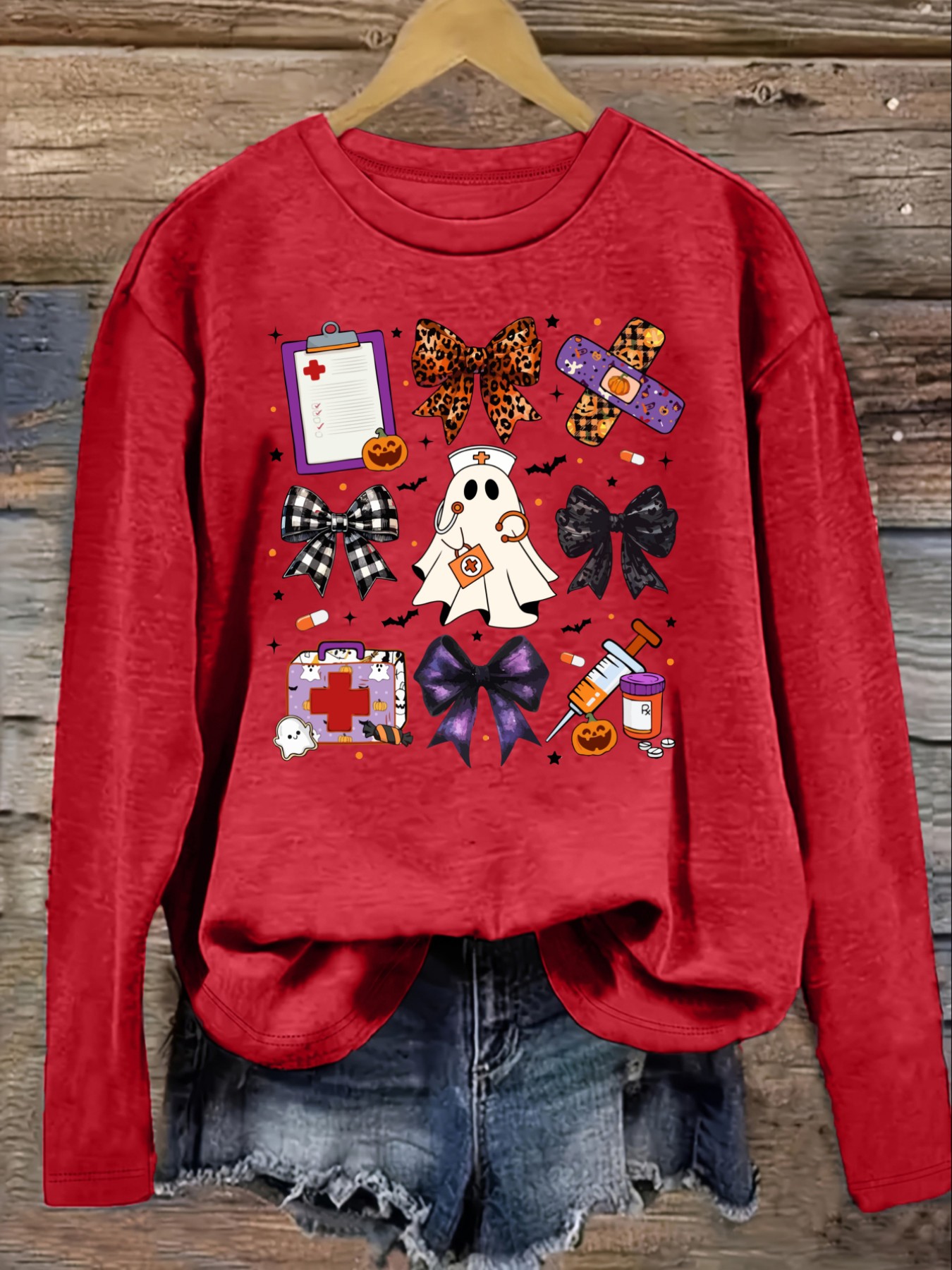 Women's Casual Long Sleeve Cre - đánh giá và giá Winter Clothing Design
