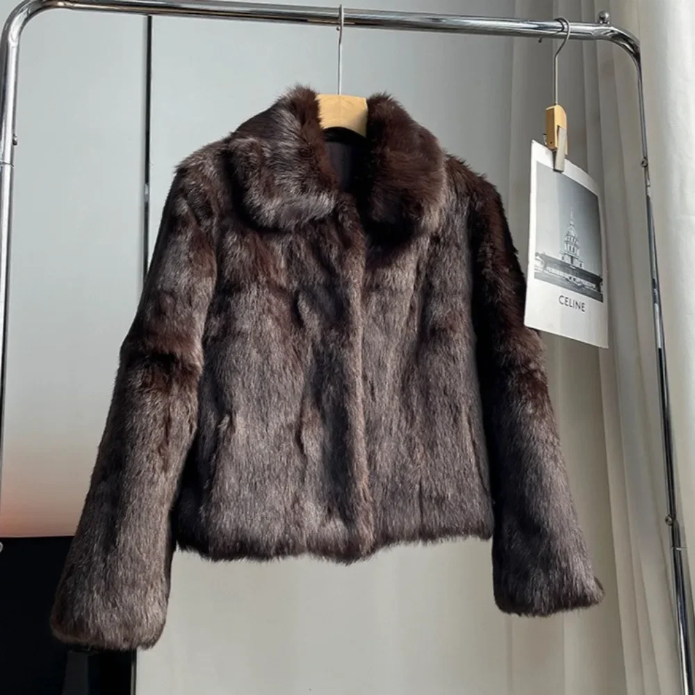Natural Rabbit Fur Coat Women  - đánh giá và giá Winter Clothing Store