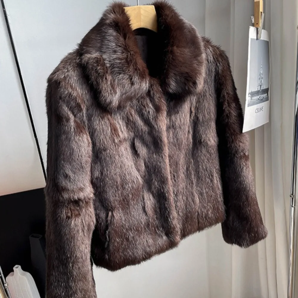 Natural Rabbit Fur Coat Women  - đánh giá và giá Winter Clothing Store
