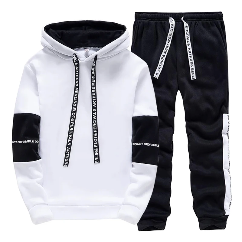 Black White Men's Tracksuit Fa - đánh giá và giá Winter Clothing Outdoor