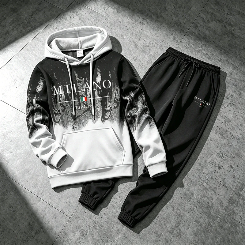 Splashed ink Men's Hoodie Trac - đánh giá và giá Winter Clothing Outdoor