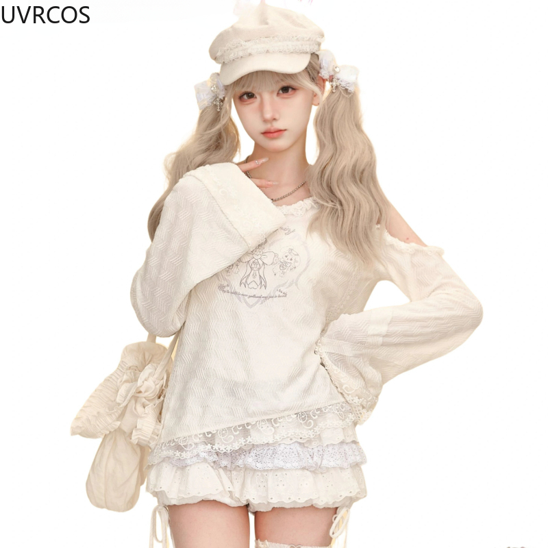 Kawaii Sweet Lolita Style Skir - đánh giá và giá Winter Clothing Korea