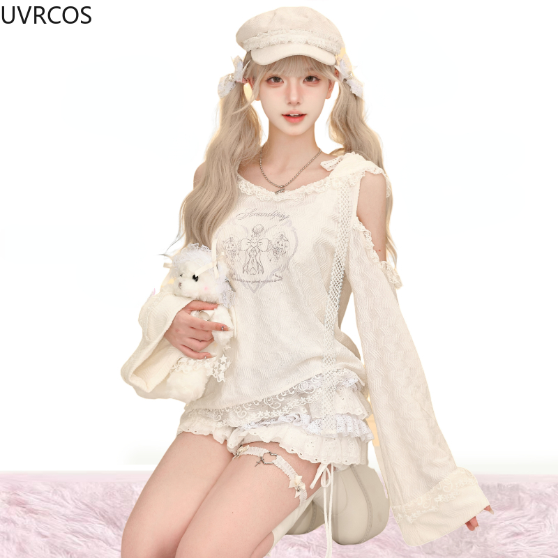 Kawaii Sweet Lolita Style Skir - đánh giá và giá Winter Clothing Korea