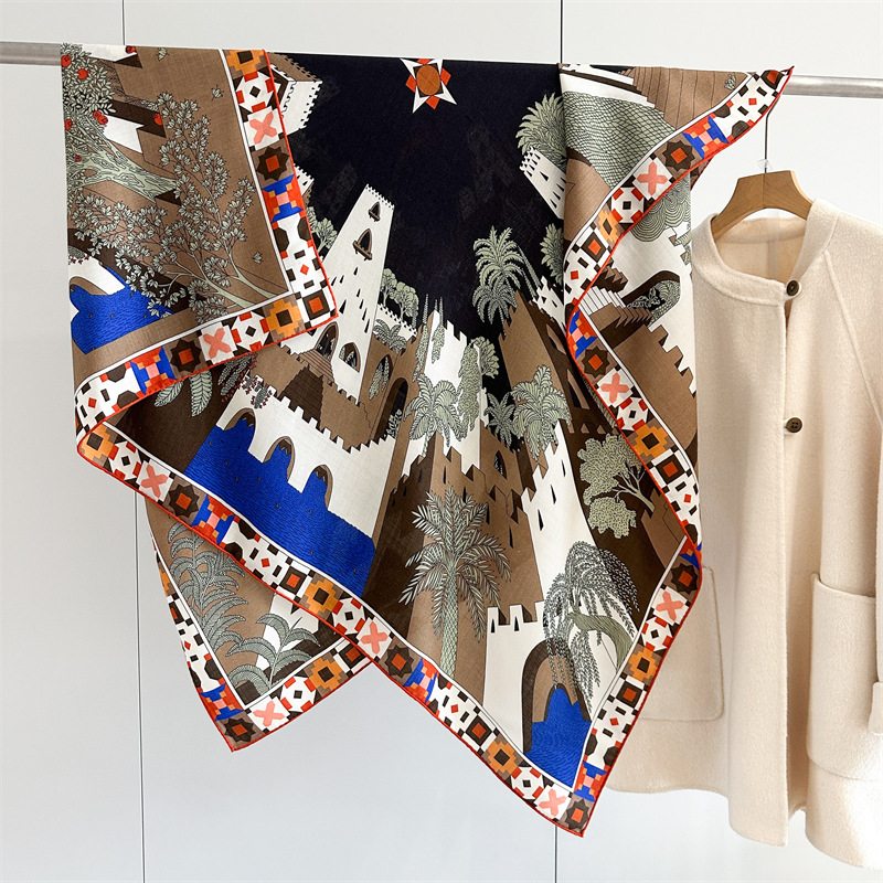 Wool Silk Scarf Women Cashmere - đánh giá và giá Winter Clothing Hong Kong