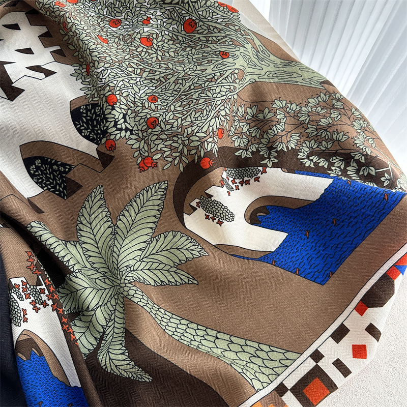 Wool Silk Scarf Women Cashmere - đánh giá và giá Winter Clothing Hong Kong