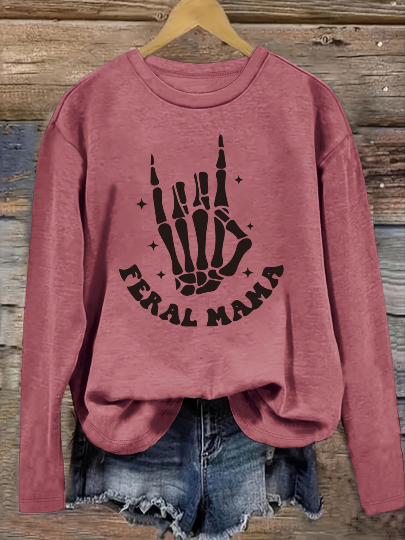 Women's Casual Long Sleeve Cre - đánh giá và giá Winter Clothing Design