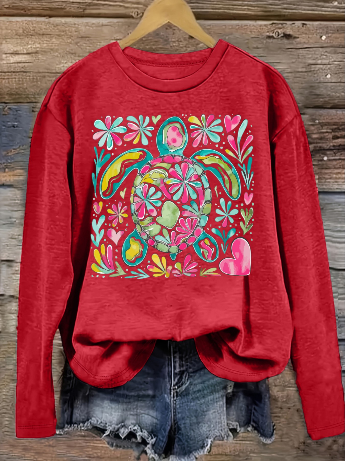 Women's Casual Long Sleeve Cre - đánh giá và giá Winter Clothing Design