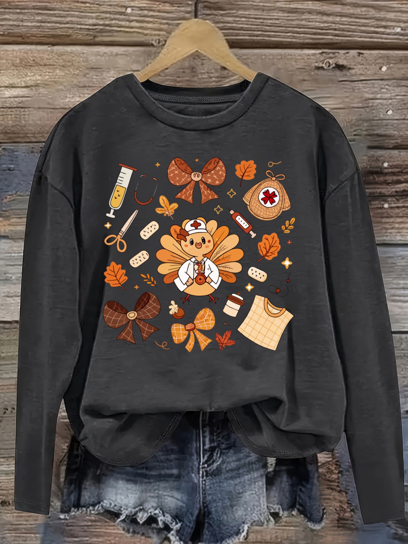 Women's Casual Long Sleeve Cre - đánh giá và giá Winter Clothing Design