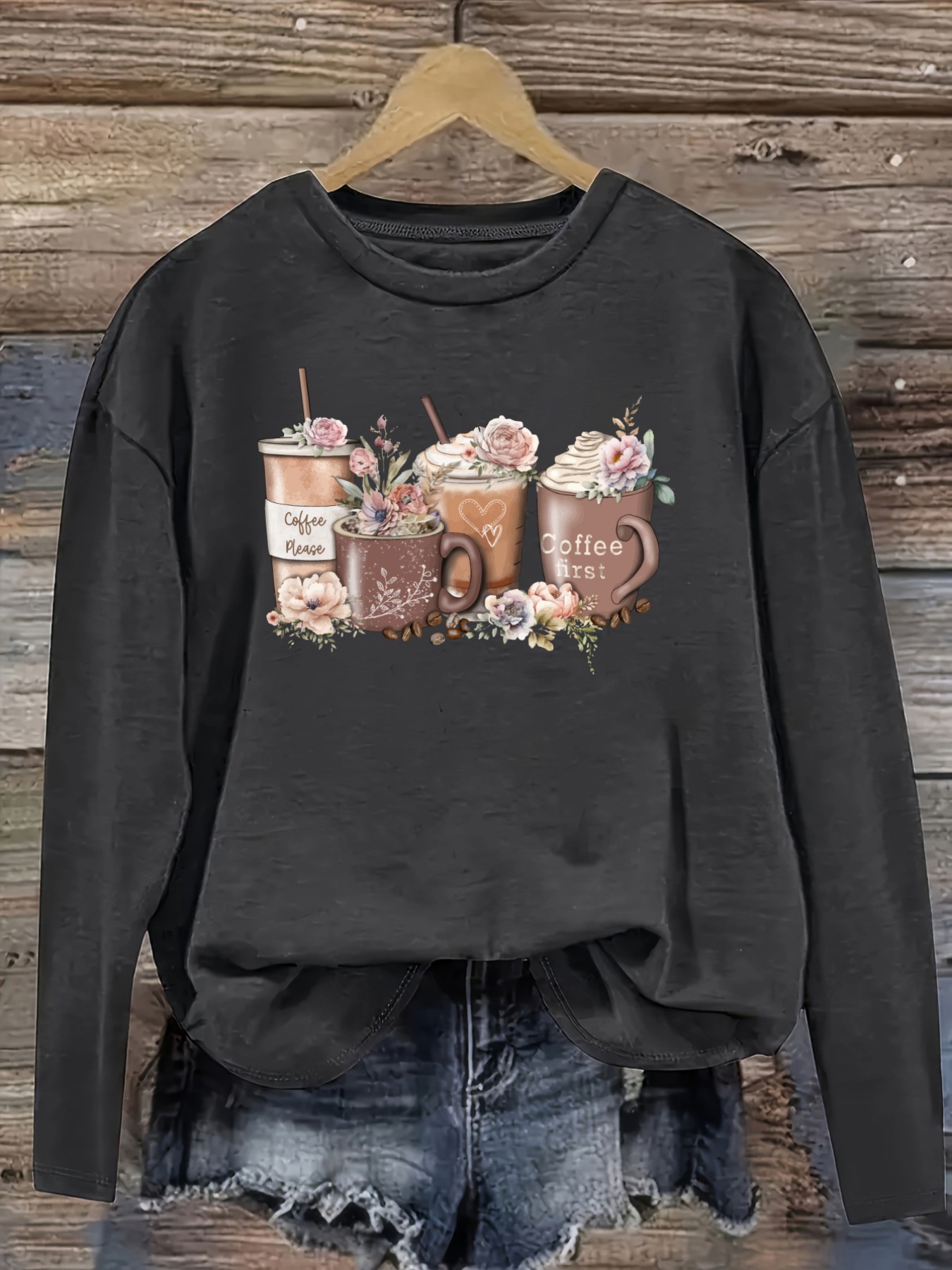 Women's Casual Long Sleeve Cre - đánh giá và giá Winter Clothing Design
