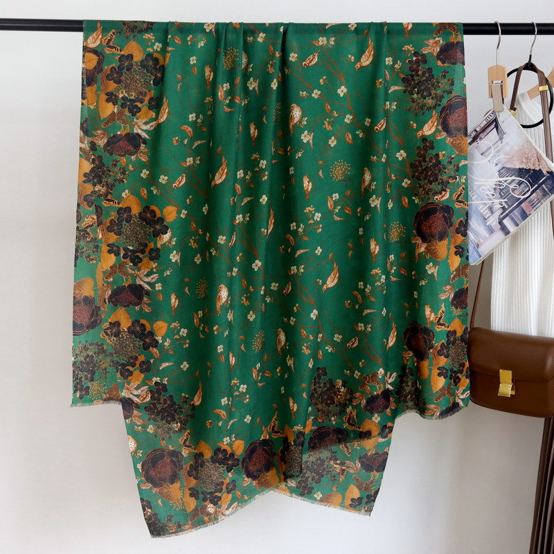 Long Green Cashmere Shawls Lux - đánh giá và giá Winter Clothing Hong Kong