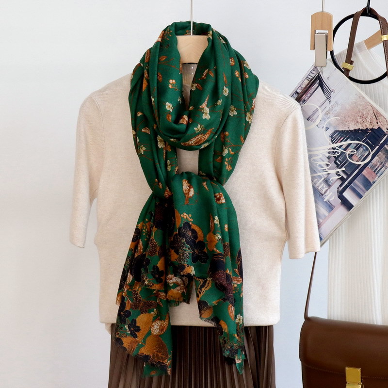 Long Green Cashmere Shawls Lux - đánh giá và giá Winter Clothing Hong Kong