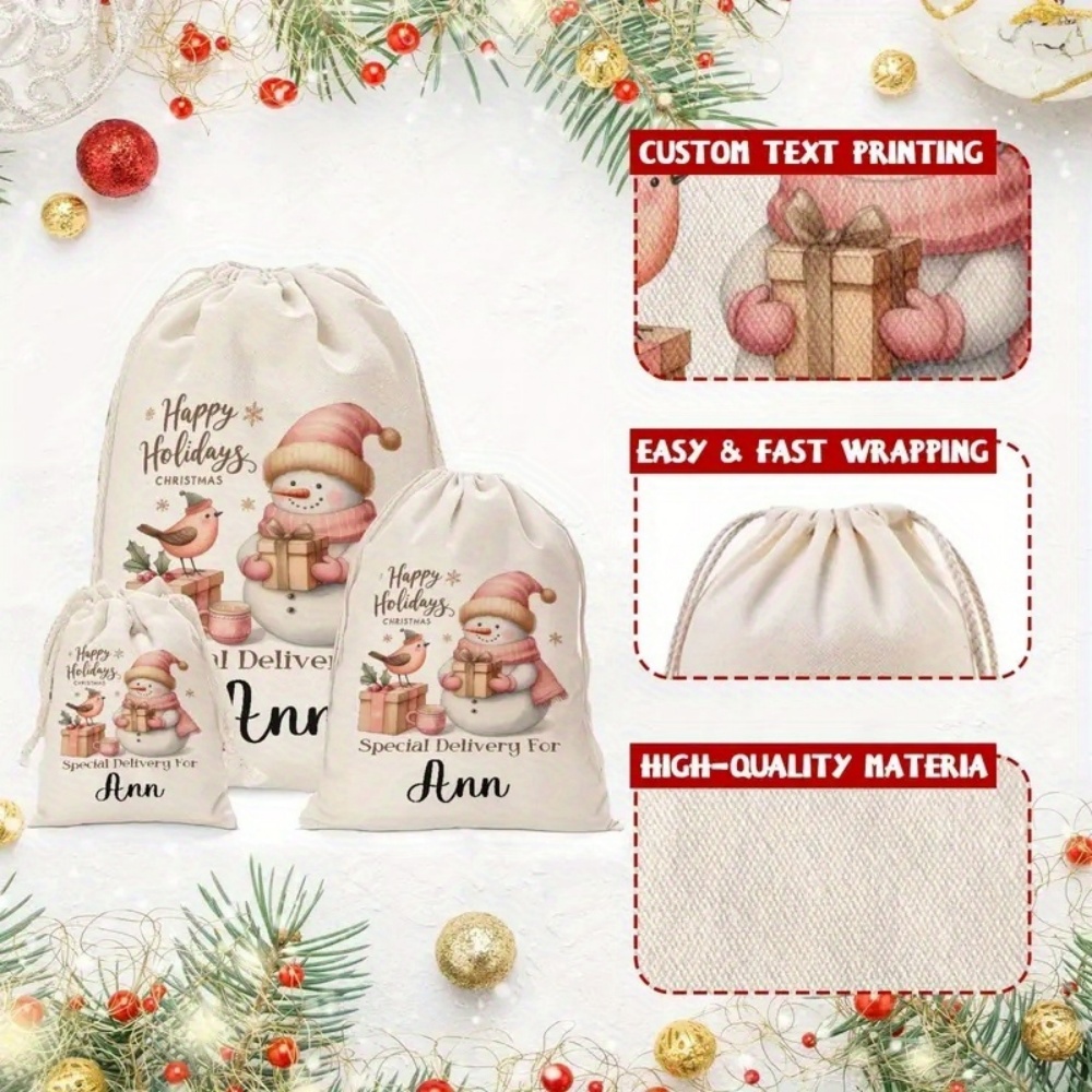 Personalised Christmas Snowman - đánh giá và giá Winter Clothing Name