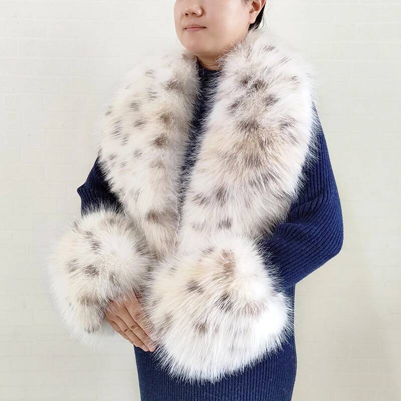 Large Women Faux Fox Fur Scarf - đánh giá và giá Winter Clothing Pk