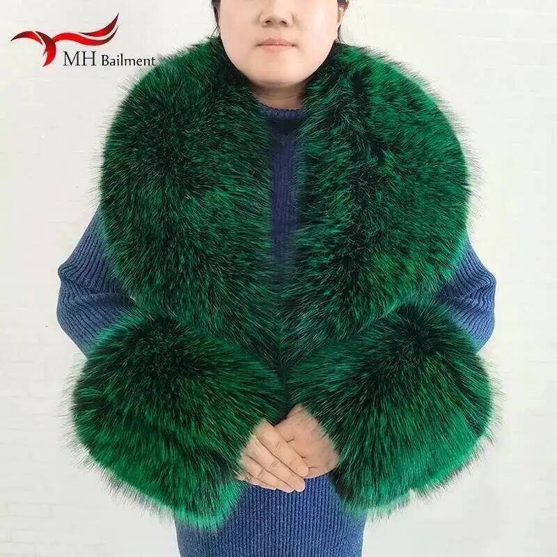 Large Women Faux Fox Fur Scarf - đánh giá và giá Winter Clothing Pk
