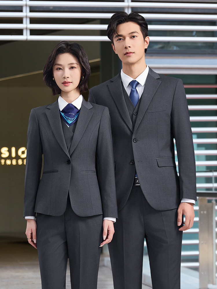 Gray Suit Set Formal Workwear  - đánh giá và giá Winter Clothing Store