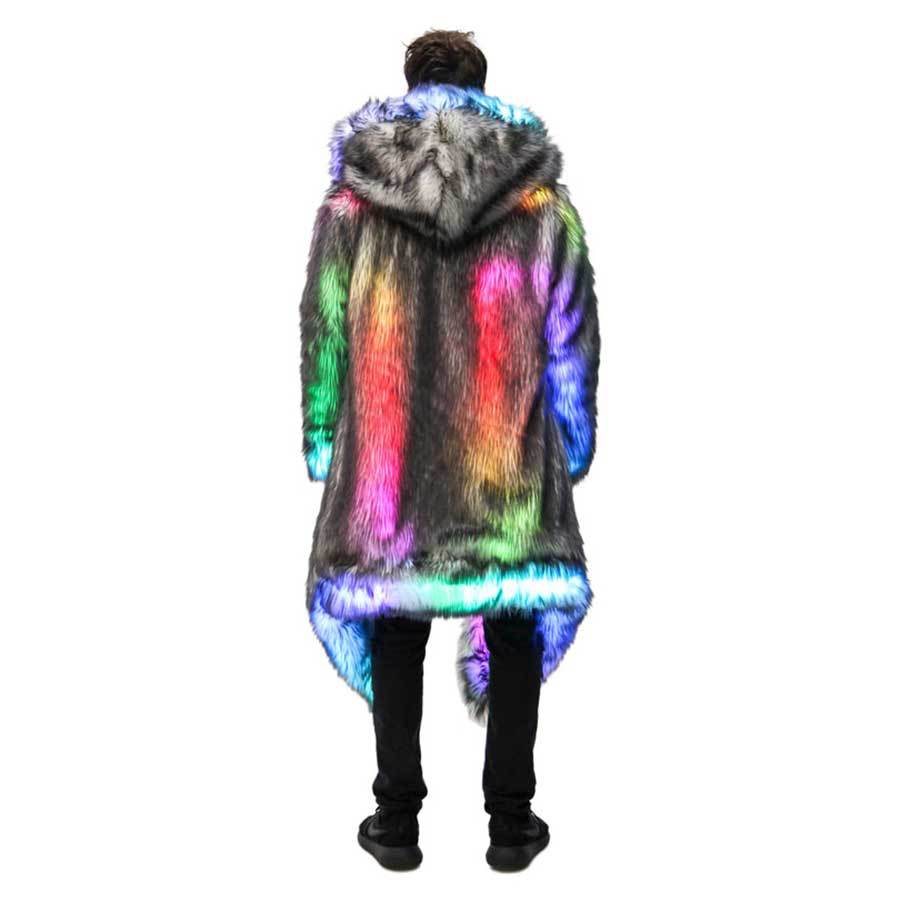Faux Fur Coat Men Hooded Outer - đánh giá và giá Winter Clothing Pk