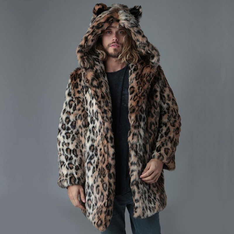 Men Faux Fur Jacket Winter Coa - đánh giá và giá Winter Clothing Pk