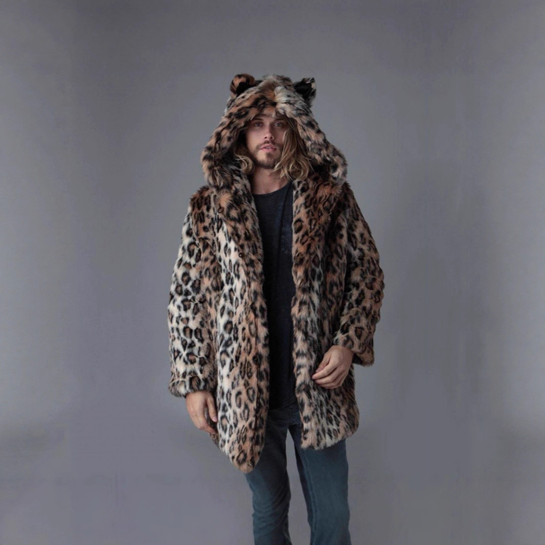 Men Faux Fur Jacket Winter Coa - đánh giá và giá Winter Clothing Pk