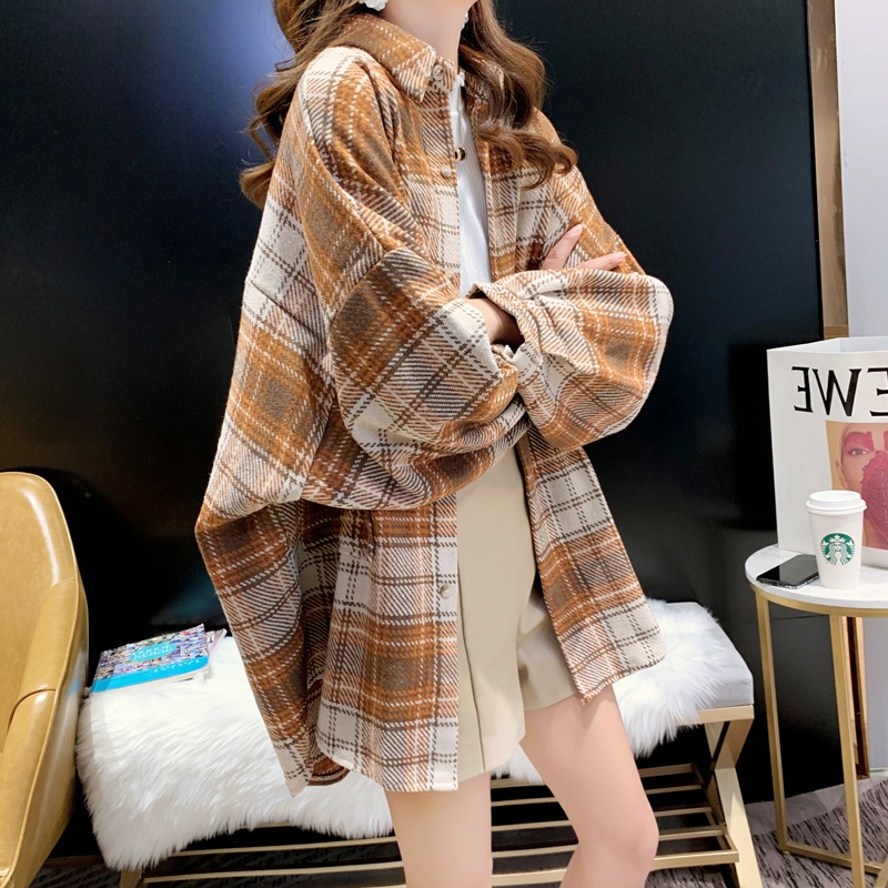 Thickened Shaven Plaid Shirt W - đánh giá và giá Winter Clothing Store