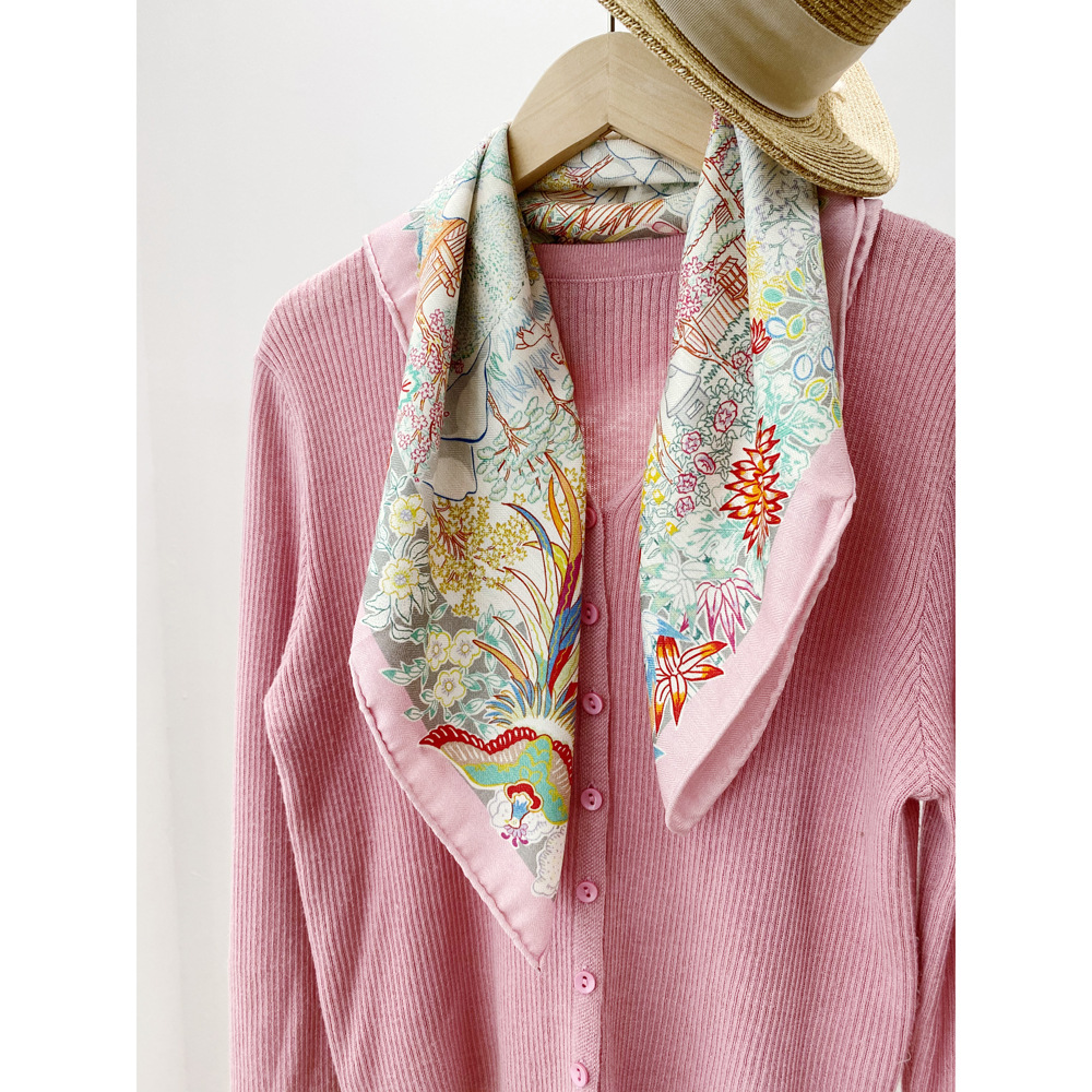 Double Face Scarf Women Silk W - đánh giá và giá Winter Clothing Hong Kong