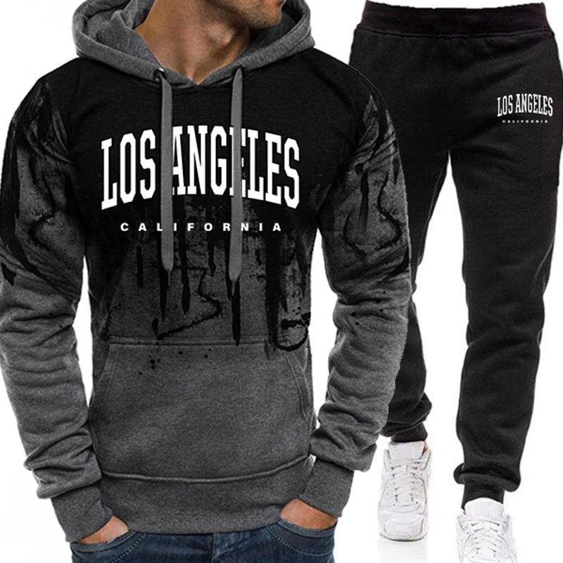 Fashion Men's Tracksuit Print  - đánh giá và giá Winter Clothing Outdoor