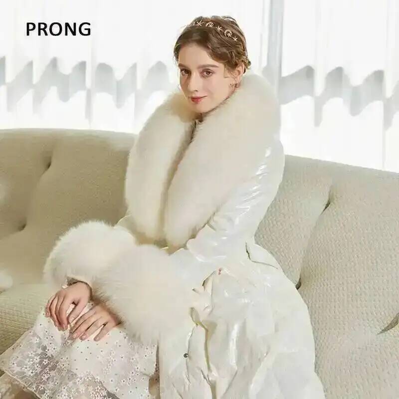 100% Real Fox Fur Collar Winte - đánh giá và giá Winter Clothing Pk