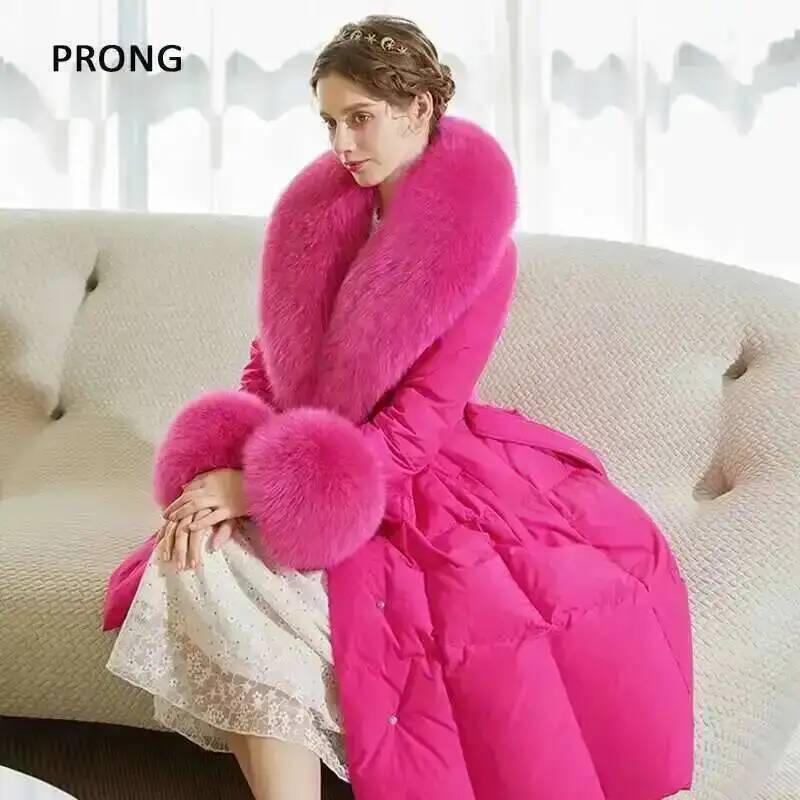 100% Real Fox Fur Collar Winte - đánh giá và giá Winter Clothing Pk