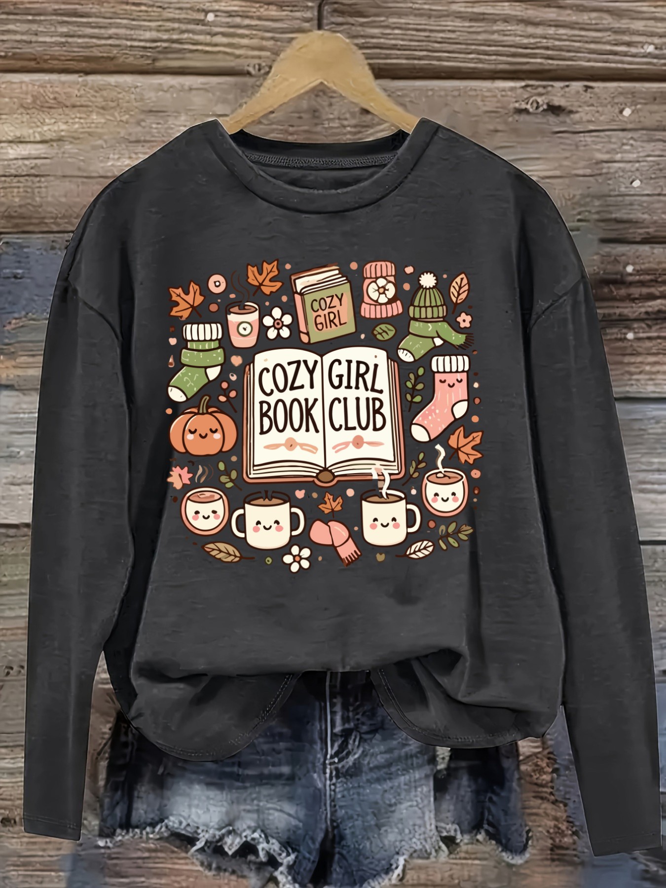 Women's Casual Long Sleeve Cre - đánh giá và giá Winter Clothing Design