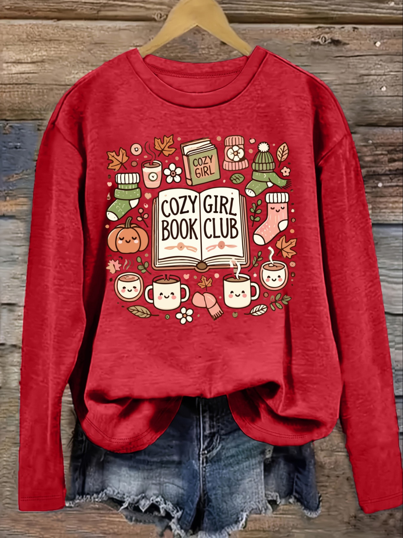 Women's Casual Long Sleeve Cre - đánh giá và giá Winter Clothing Design