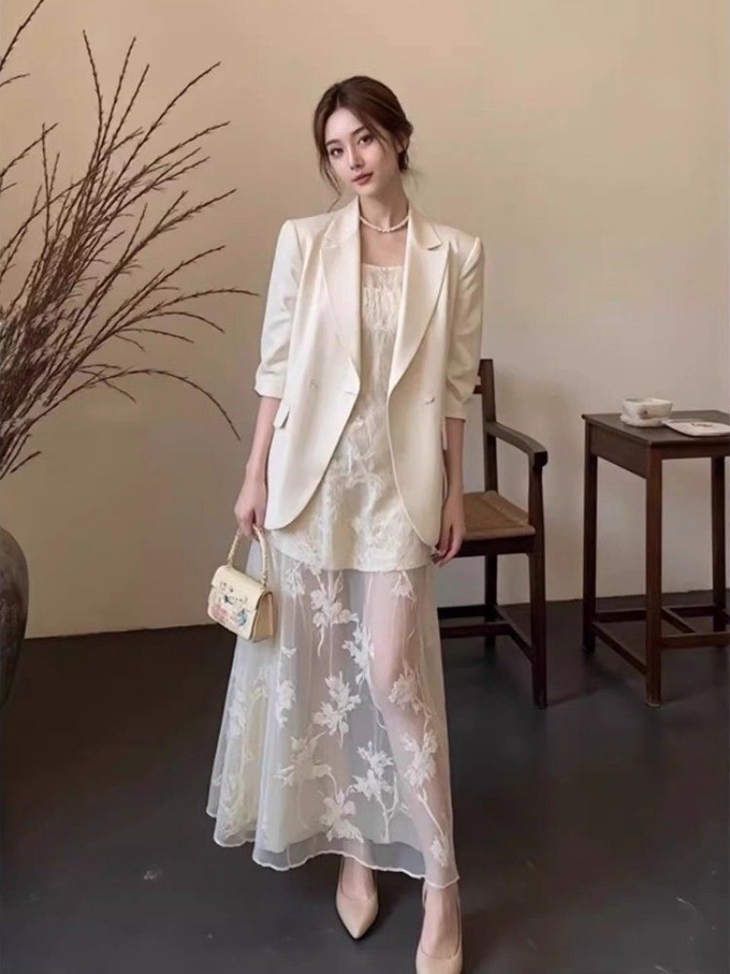 New High End Autumn Dress Set  - đánh giá và giá Winter Clothing Korea