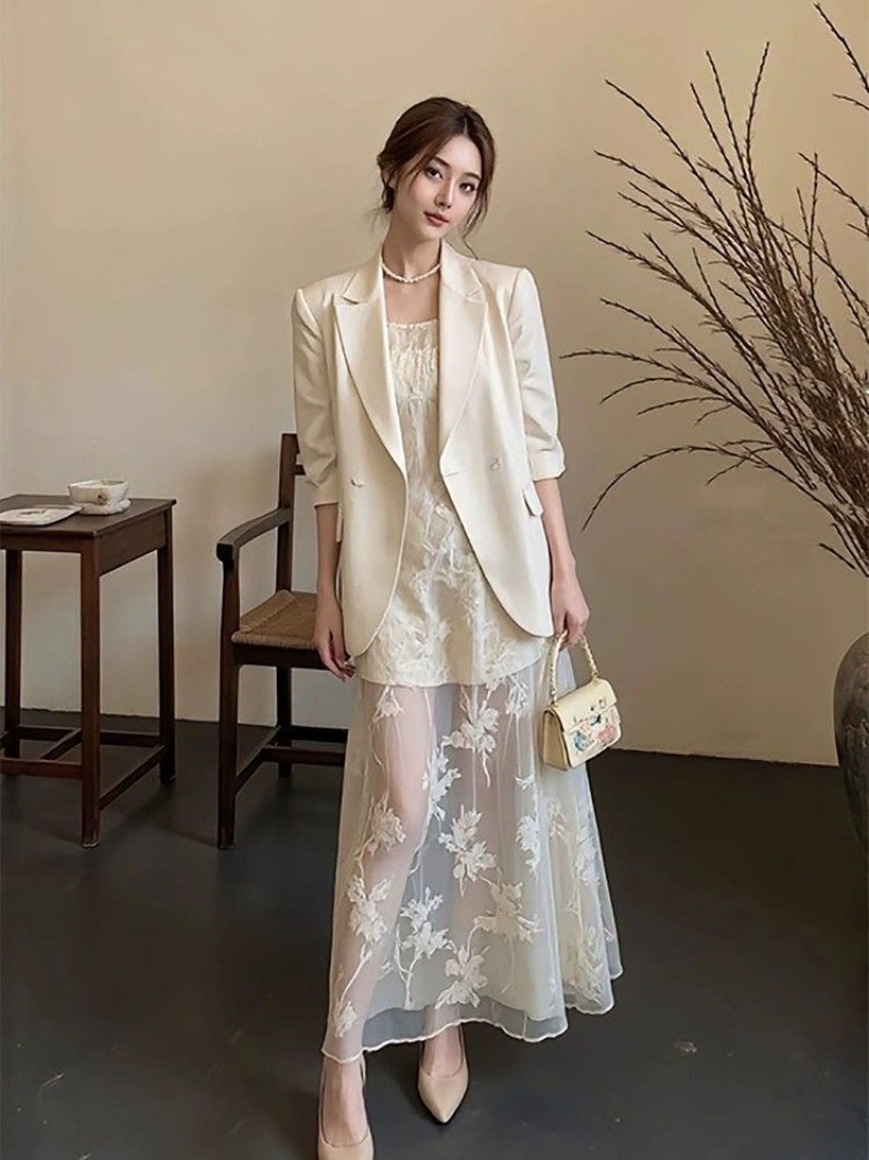 New High End Autumn Dress Set  - đánh giá và giá Winter Clothing Korea