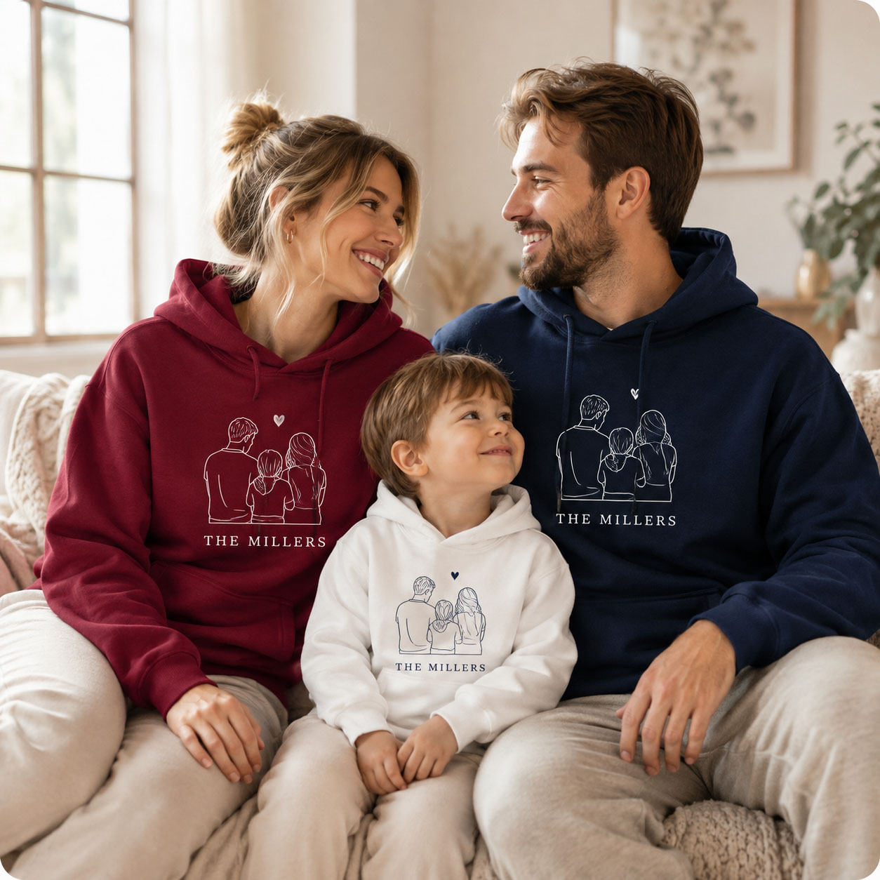 Personalized Family Photo Hood - đánh giá và giá Winter Clothing Name